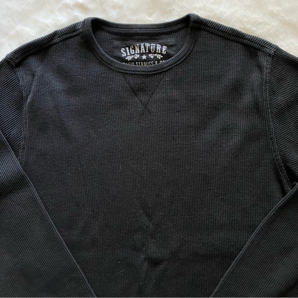 Men’s Levi Strauss Long Sleeve Waffle Tee - Picture 4 of 6